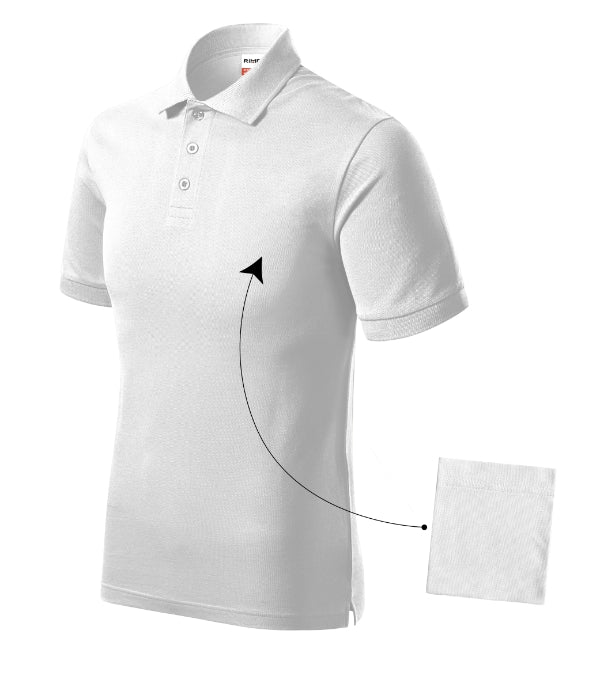 Resist Heavy Polo R20 Polokošeľa pánska — biela