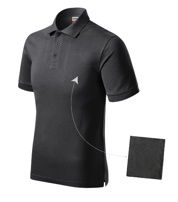 Resist Heavy Polo R20 Polokošeľa pánska — ebony gray