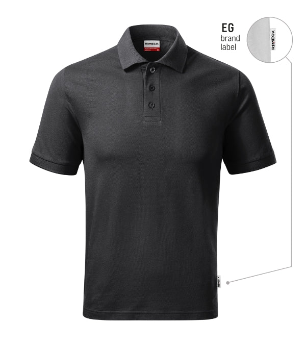 Resist Heavy Polo R20 Polokošeľa pánska — ebony gray 94 (brand label)