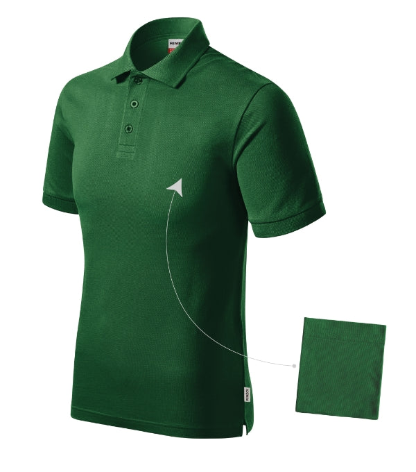 Resist Heavy Polo R20 Polokošeľa pánska — fľaškovozelená 06 (brand label)