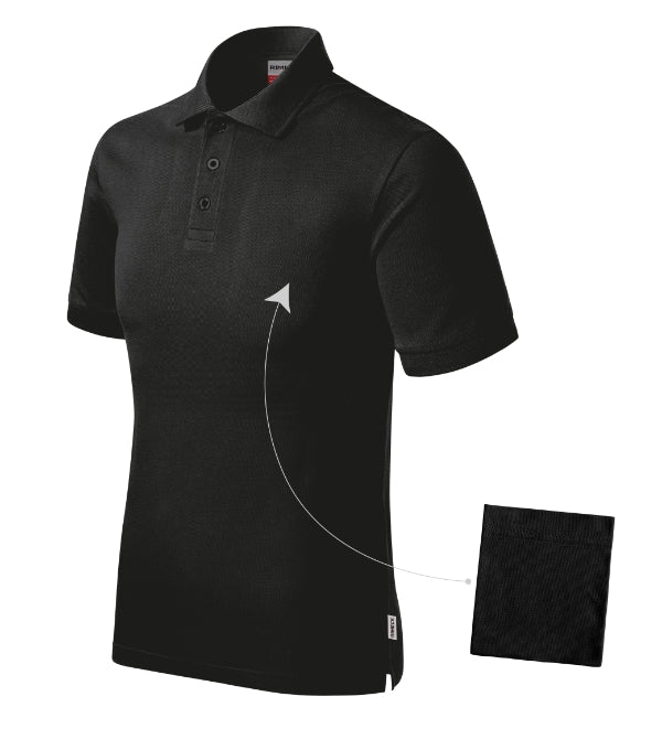 Resist Heavy Polo R20 Polokošeľa pánska — čierna 01 (brand label)