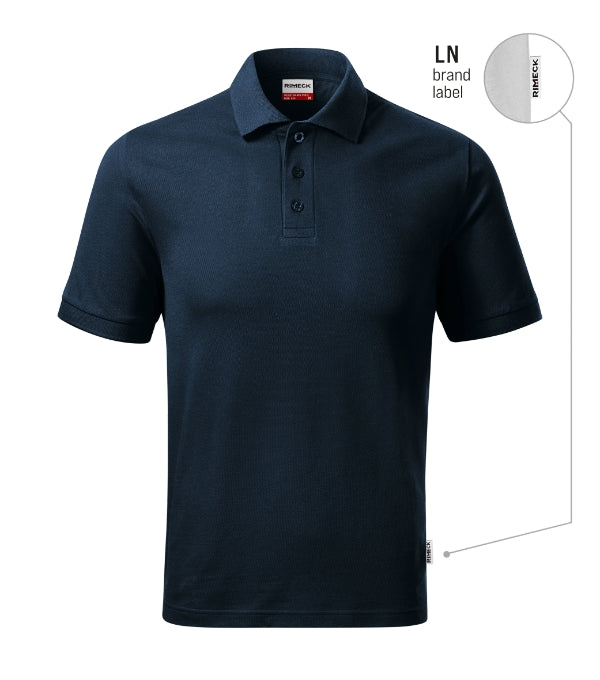 Resist Heavy Polo R20 Polokošeľa pánska — tmavomodrá 02 (brand label)