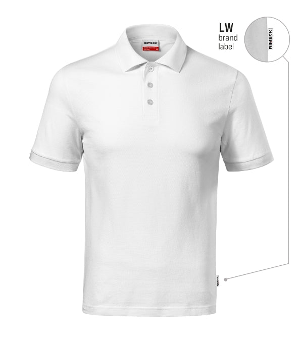 Resist Heavy Polo R20 Polokošeľa pánska — biela 00 (brand label)