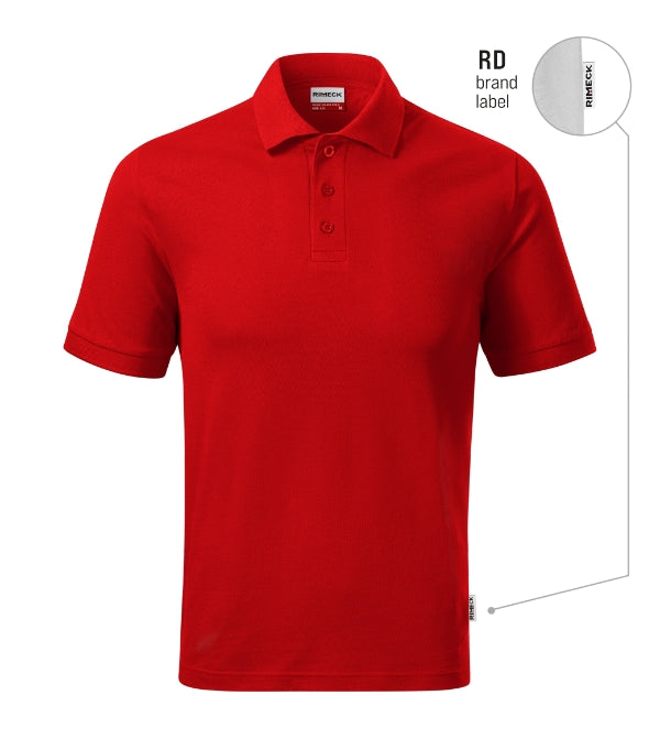 Resist Heavy Polo R20 Polokošeľa pánska — červená 07 (brand label)