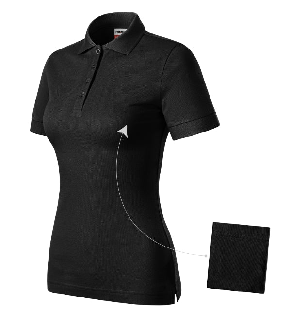 Resist Heavy Polo R21 Polokošeľa dámska — čierna