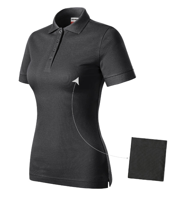 Resist Heavy Polo R21 Polokošeľa dámska — ebony gray