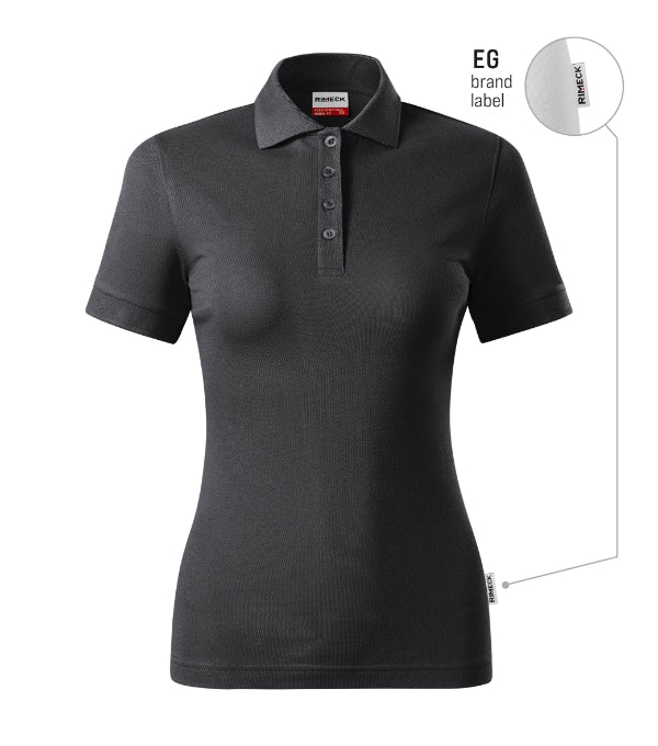 Resist Heavy Polo R21 Polokošeľa dámska — ebony gray 94 (brand label)
