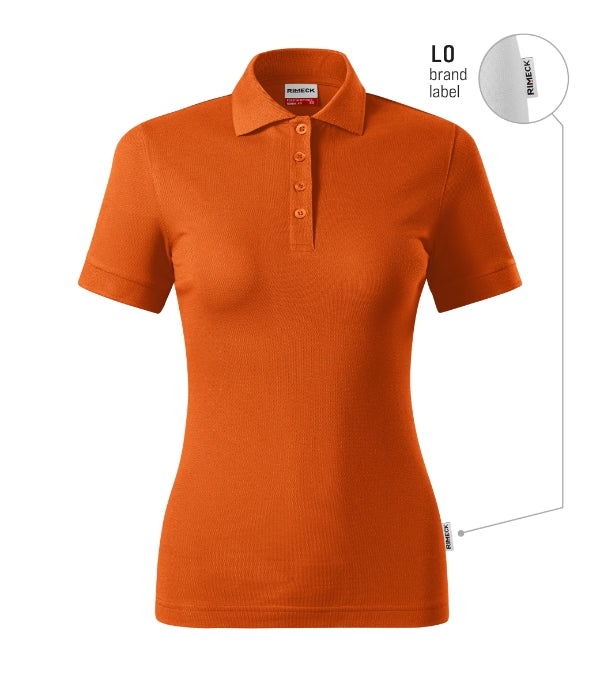 Resist Heavy Polo R21 Polokošeľa dámska — oranžová 11 (brand label)