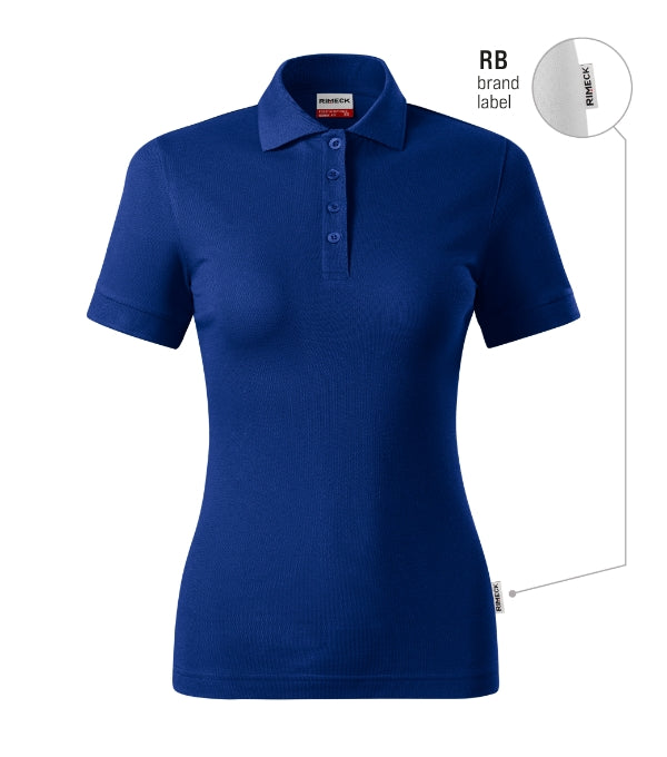 Resist Heavy Polo R21 Polokošeľa dámska — kráľovská modrá 05 (brand label)