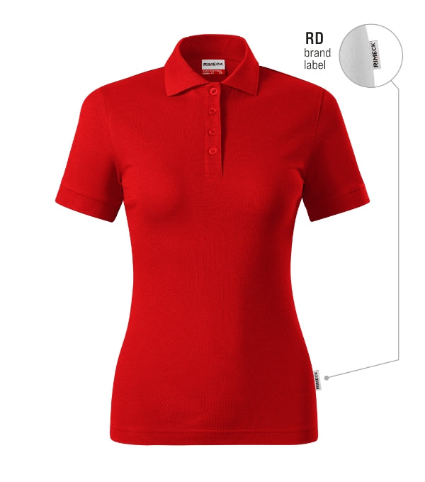 Resist Heavy Polo R21 Polokošeľa dámska — červená 07 (brand label)