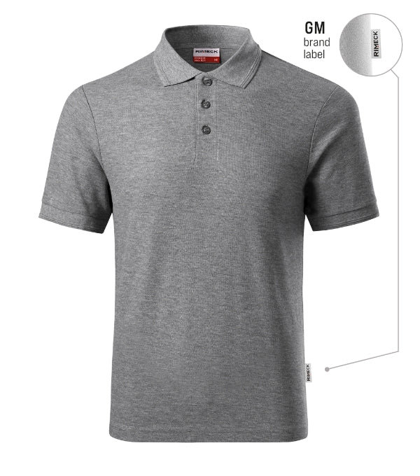 Reserve R22 Polokošeľa pánska — tmavosivý melír 12 (brand label)
