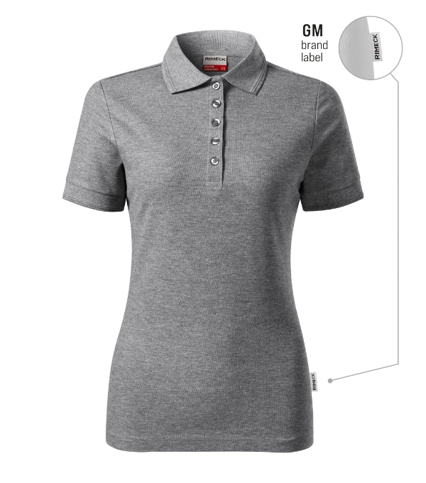 Reserve R23 Polokošeľa dámska — tmavosivý melír 12 (brand label)