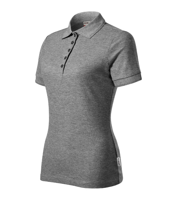 Reserve R23 Polokošeľa dámska — tmavosivý melír 12 (brand label)