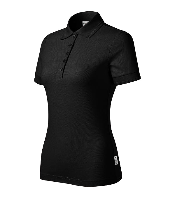 Reserve R23 Polokošeľa dámska — čierna 01 (brand label)