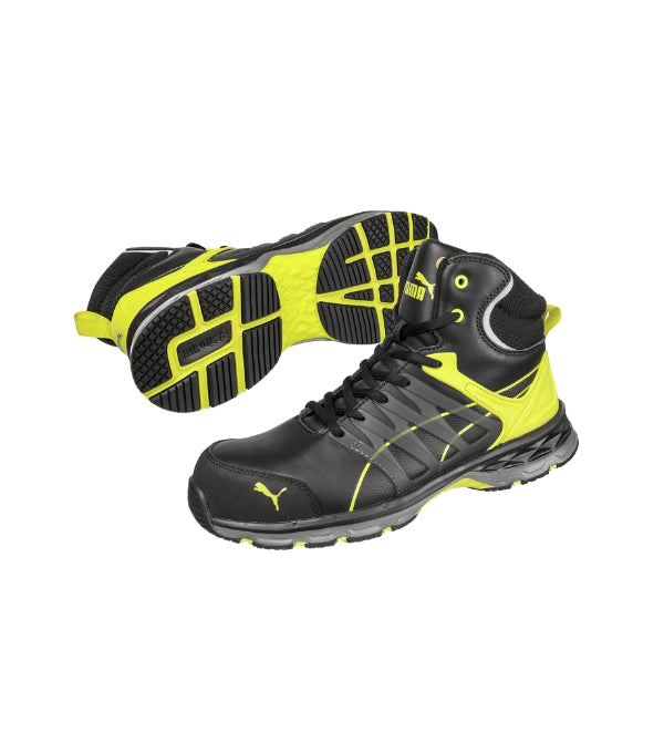 VELOCITY 2.0 YELLOW MID S12 Členkové pánska — čierna