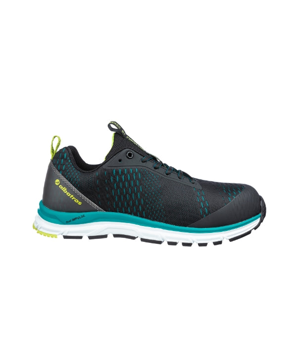 AER55 IMPULSE BLACK BLUE LOW S24 Poltopánky unisex — čierna