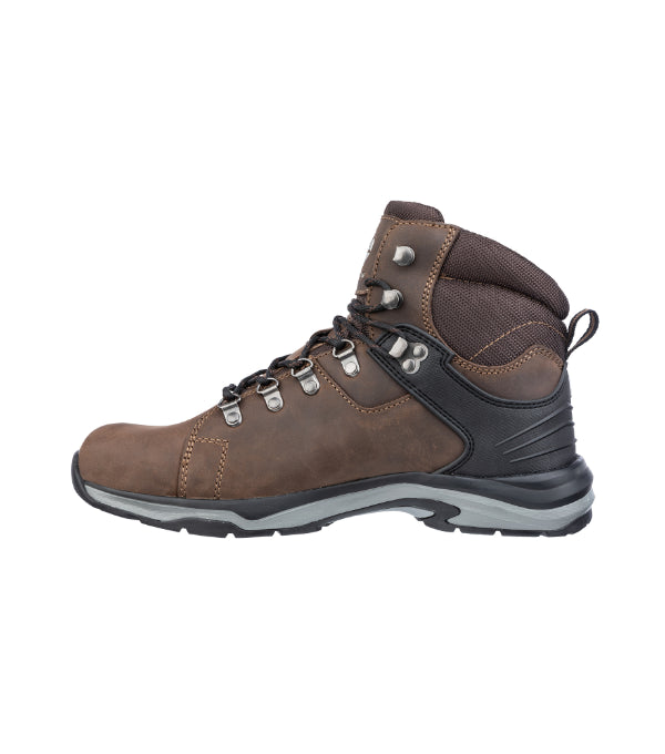 BRIONE CTX MID S38 Členkové unisex — tmavo hnedá