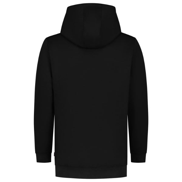 Hooded Sweat Jacket Washable 60°C T44 Mikina unisex — čierna