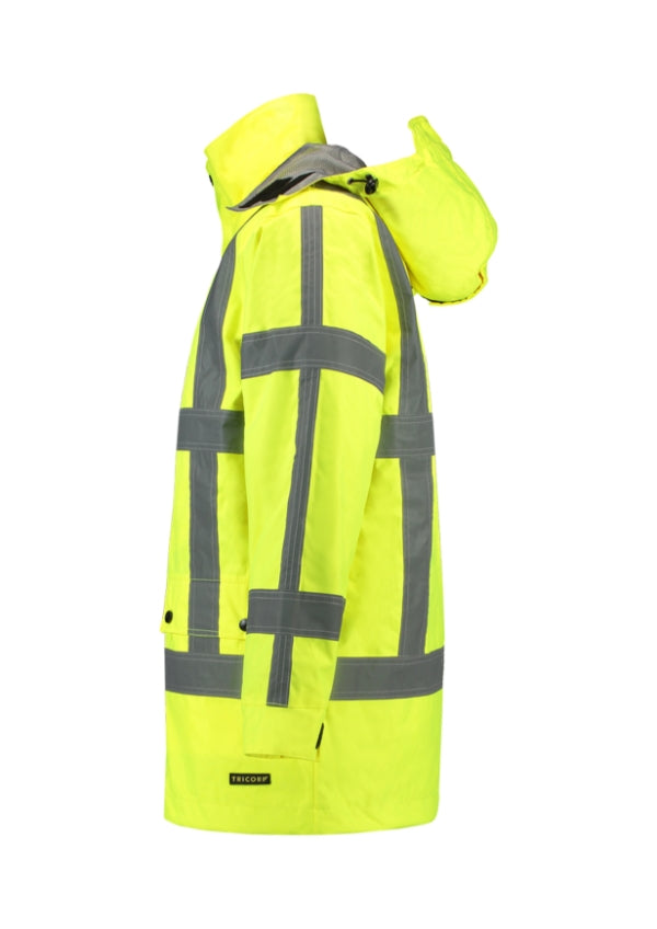RWS Parka T50 Pracovná bunda unisex — fluorescenčná žltá