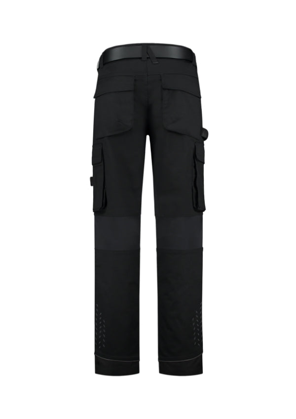 Work Pants Twill Cordura Stretch T62 Pracovné nohavice unisex — čierna