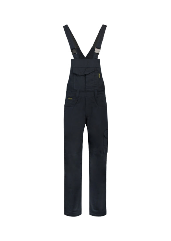 Dungaree Overall Industrial T66 Pracovné nohavice s trakmi unisex — tmavomodrá