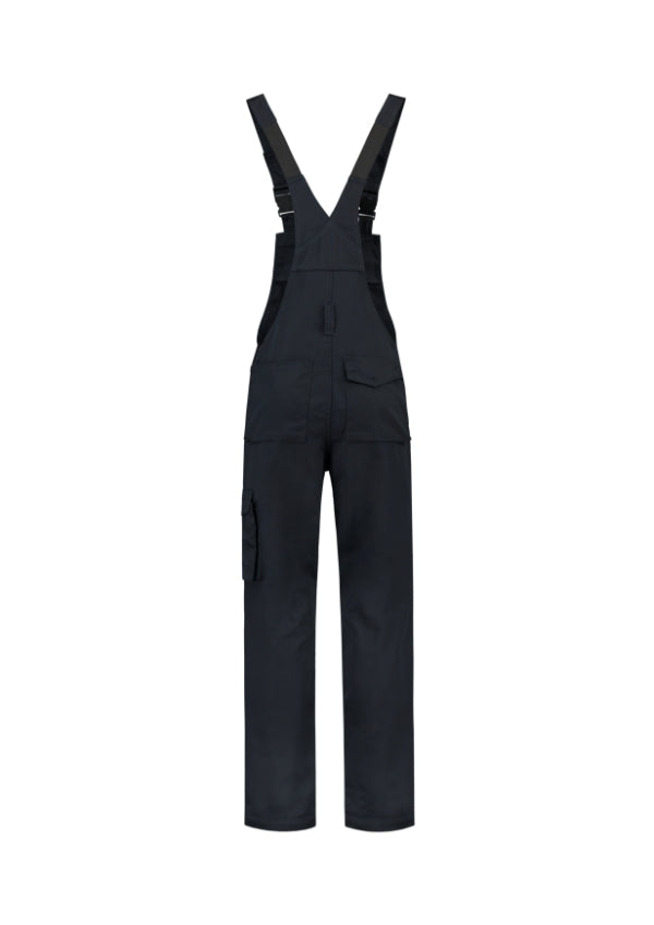 Dungaree Overall Industrial T66 Pracovné nohavice s trakmi unisex — tmavomodrá