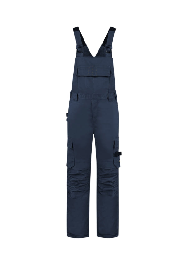 Bib & Brace Twill Cordura T67 Pracovné nohavice s trakmi unisex — tmavomodrá