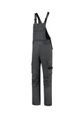 Bib & Brace Twill Cordura T67 Pracovné nohavice s trakmi unisex — tmavosivý