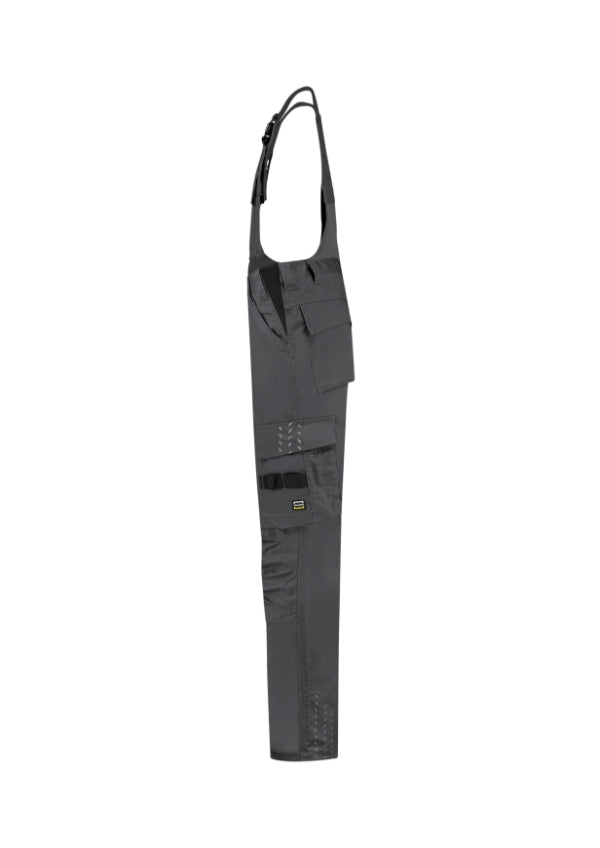 Bib & Brace Twill Cordura T67 Pracovné nohavice s trakmi unisex — tmavosivý