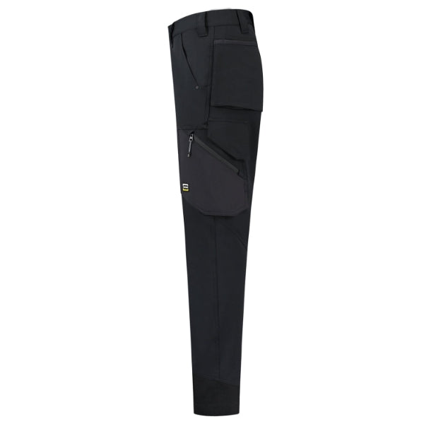 Work Trousers 4-way Stretch T77 Pracovné nohavice unisex — čierna