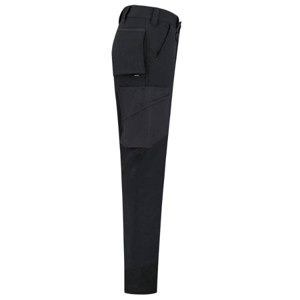Work Trousers 4-way Stretch T77 Pracovné nohavice unisex — čierna