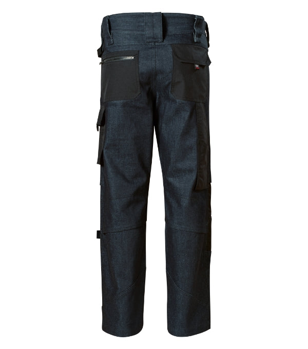 Vertex W08 Pracovné džínsy pánske — tmavý denim