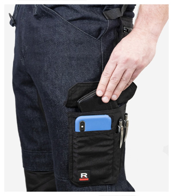 Vertex W08 Pracovné džínsy pánske — tmavý denim