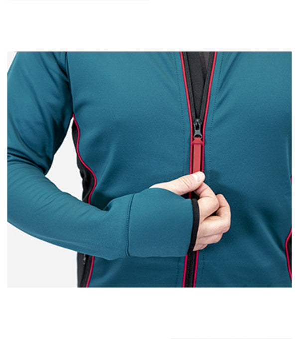 Vertex W41 Stretch fleece pánsky — petrol blue
