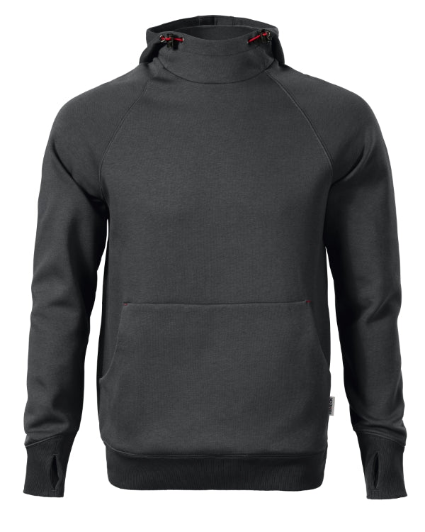 Vertex Hoodie W43 Mikina pánska — ebony gray