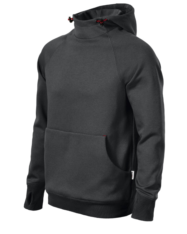 Vertex Hoodie W43 Mikina pánska — ebony gray