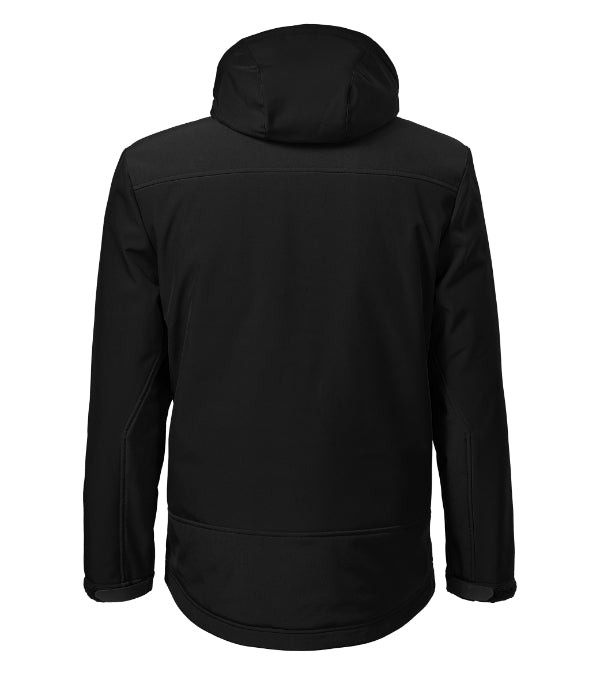 Vertex W55 Zimná softshellová bunda pánska — čierna