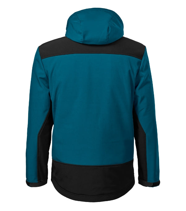 Vertex W55 Zimná softshellová bunda pánska — petrol blue