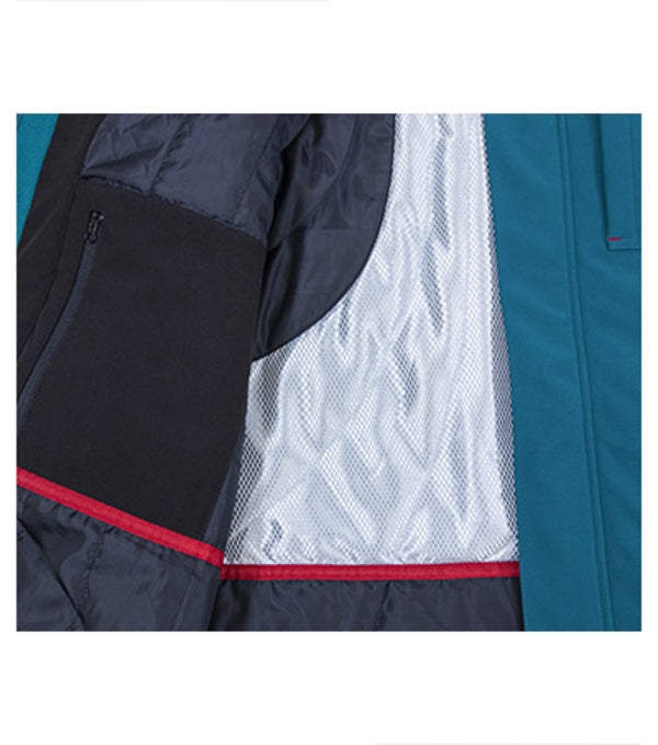 Vertex W55 Zimná softshellová bunda pánska — petrol blue