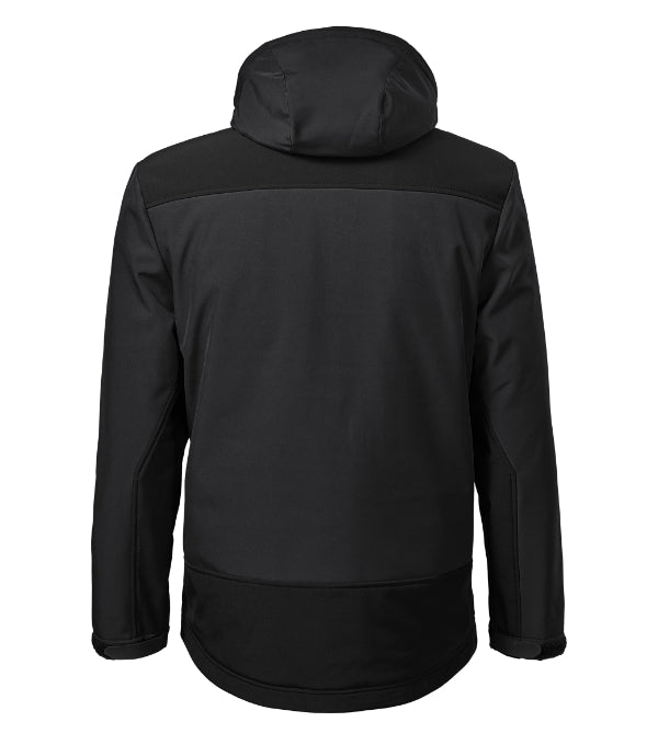 Vertex W55 Zimná softshellová bunda pánska — ebony gray