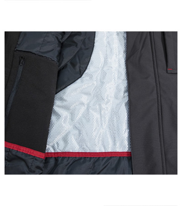 Vertex W55 Zimná softshellová bunda pánska — ebony gray