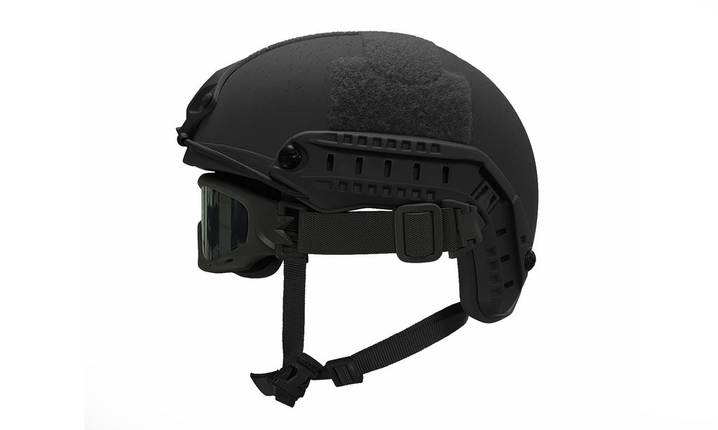 Wiley X SPEAR — SPEAR/NERVE RAS - ARC Rail - Black, Rail Attachment System by Wiley X - Tactical Goggles