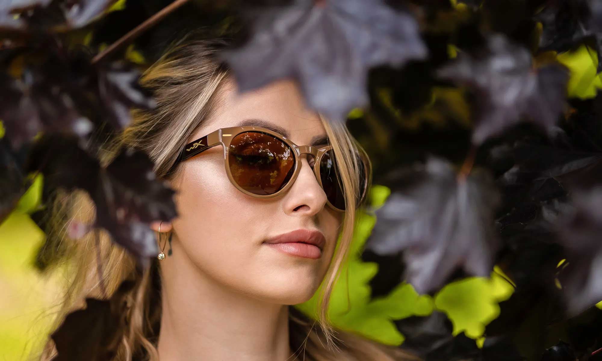 Wiley X WX COVERT — Captivate Polarized - Copper, Gloss Coffee / Crystal Brown
