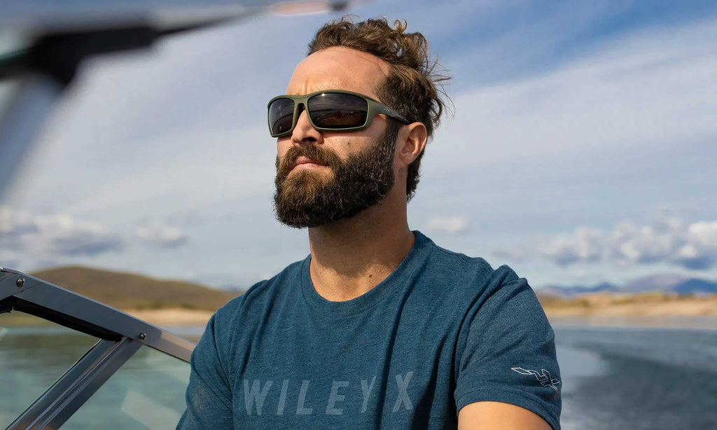 Wiley X WX GRID — Captivate Polarized -  Grey, Matte Utility Green