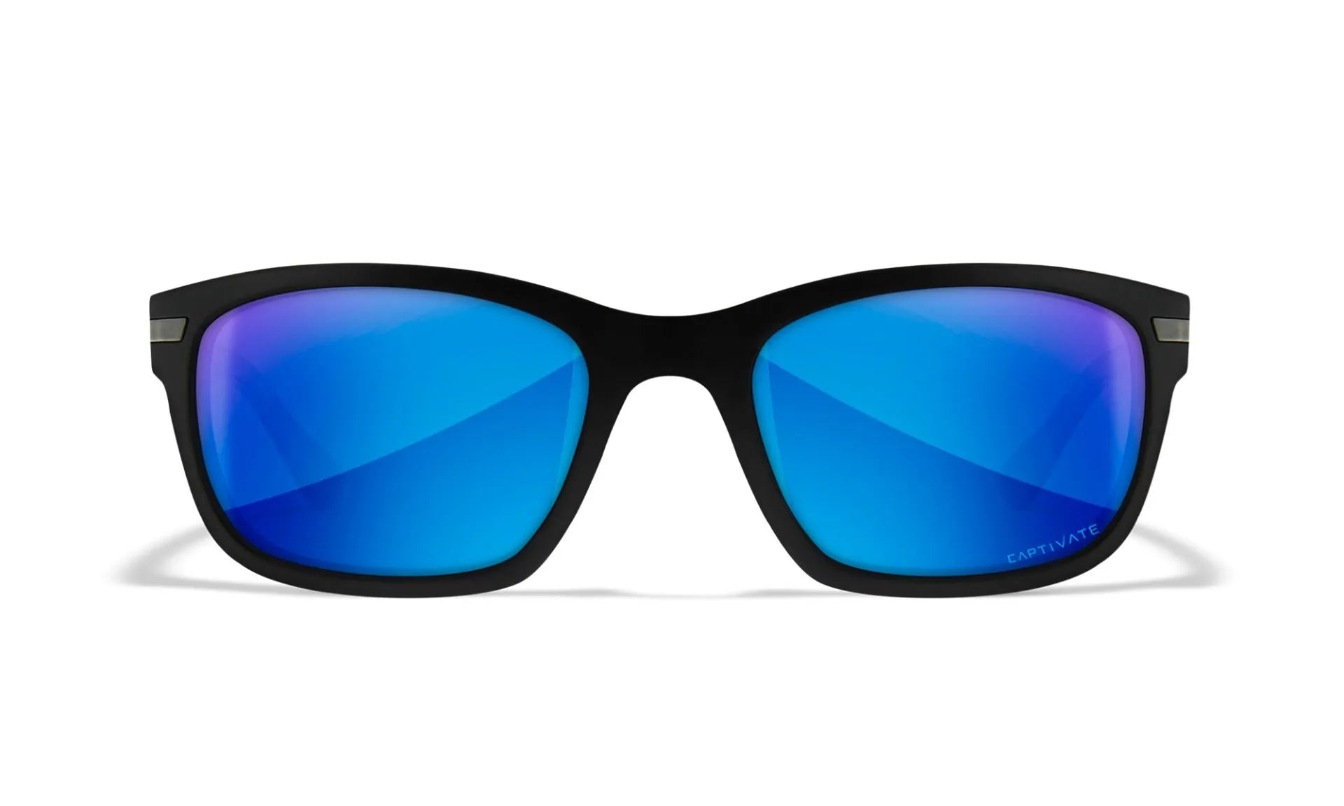 Wiley X WX HELIX — Captivate Polarized - Blue Mirror -  Grey, Matte Black