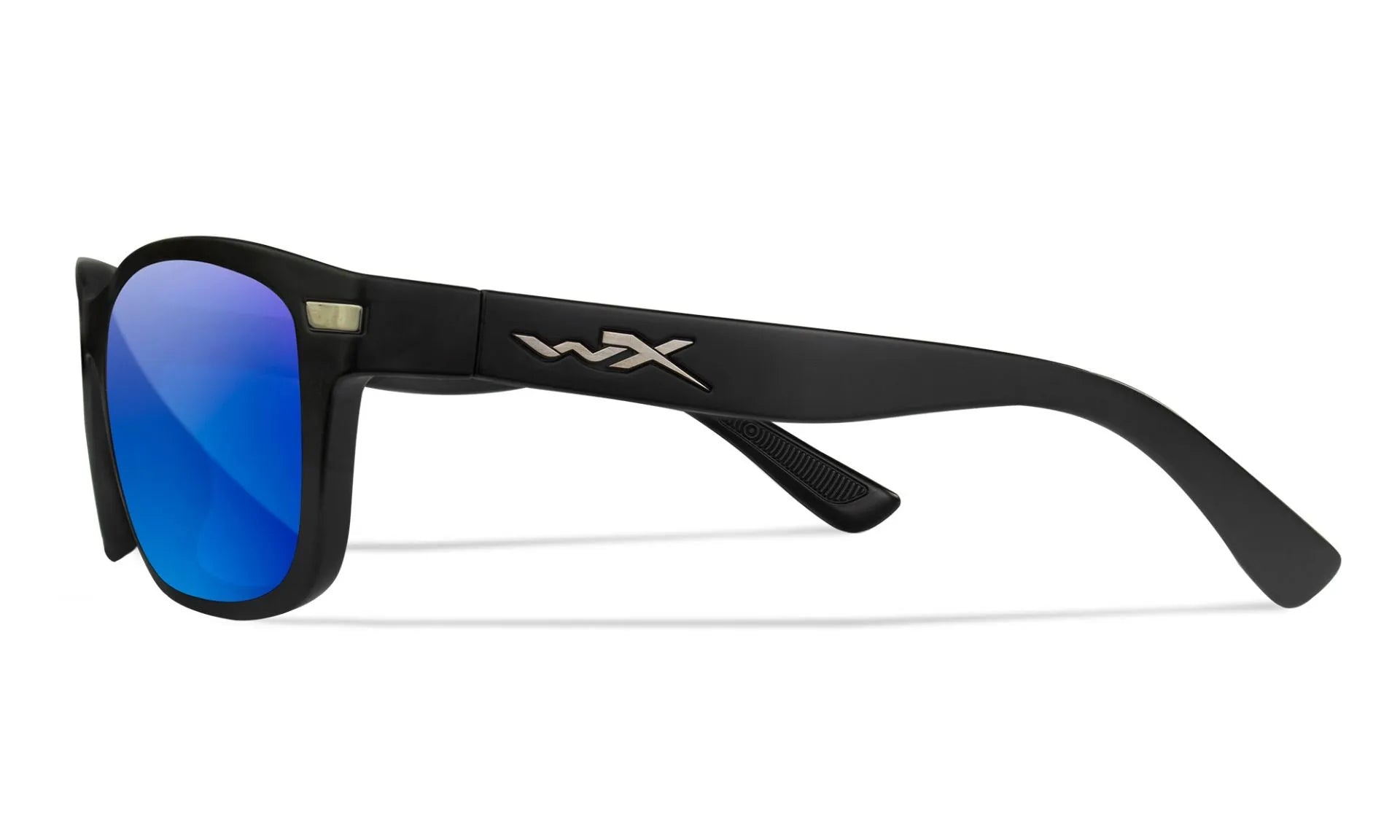 Wiley X WX HELIX — Captivate Polarized - Blue Mirror -  Grey, Matte Black