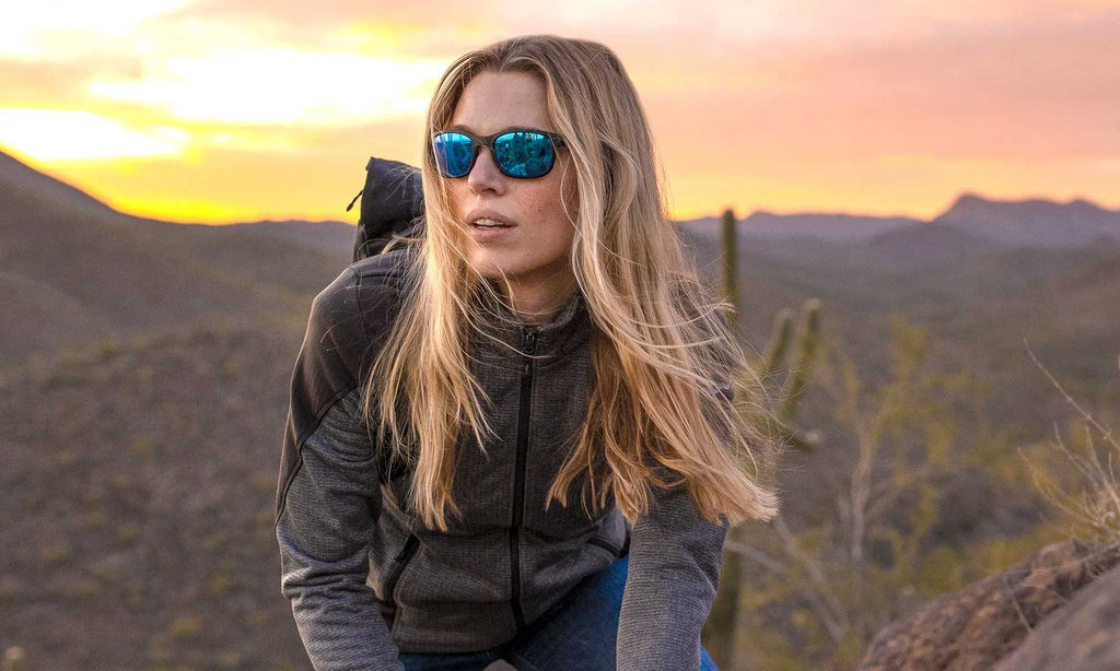 Wiley X WX HELIX — Captivate Polarized - Blue Mirror -  Grey, Matte Black