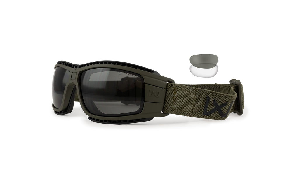 Wiley X WX LYNX — Grey + Clear, OD Green