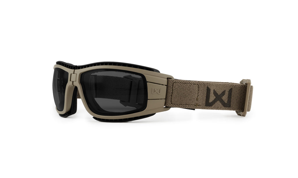 Wiley X WX LYNX — Grey + Clear, Matte Tan