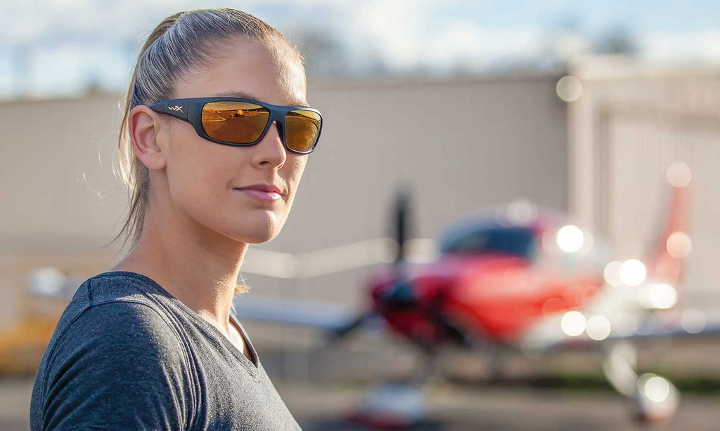 Wiley X WX OMEGA — Captivate Polarized - Bronze Mirror - Copper, Matte Black